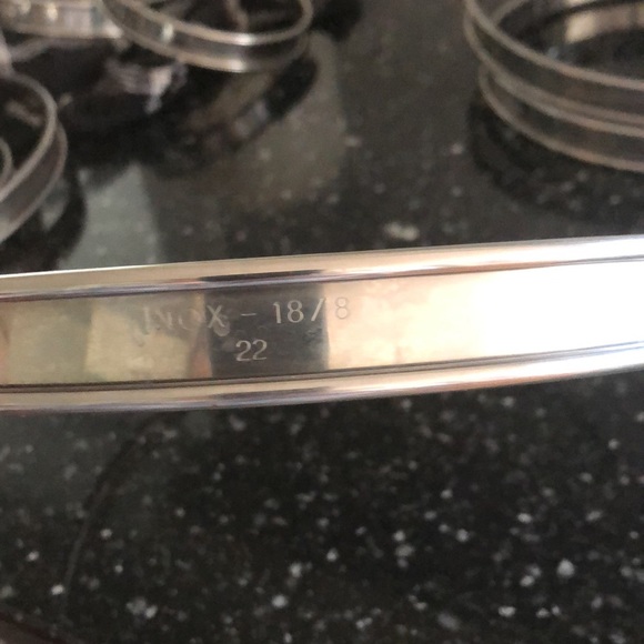 9” 22cm French Stainless Steel Tart Rings - Picture 6 of 6